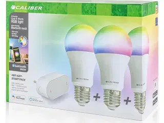 Caliber E27 Smart Home starterpack LED-pærer hvid/multi