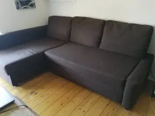 Brun Sove sofa med opbevaring
