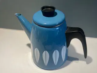 Lotus Cathrineholm kaffekande emalje blå