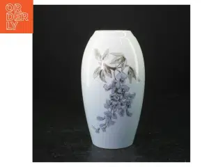 Porcelænsvase med blåregn fra B&G