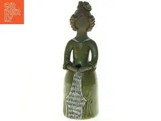 Keramikfigur, kvinde (str. 27 x 9 cm)