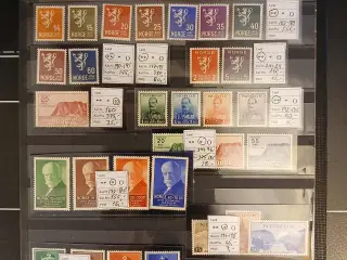 Norge (147) Planche med postfriske frimærker, heru