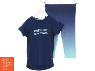 Træningssæt med T-shirt og Leggings fra Active Touch (str. 128)