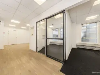 Effektivt kontor til leje i Spinderiet i Valby