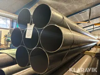 Stål rør 6 meter 7 styk