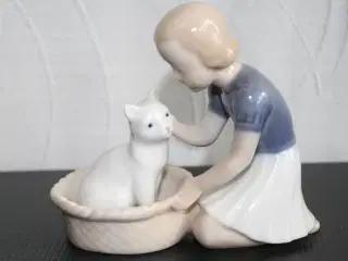 Pige med kat, Figur fra Bing & Grøndahl