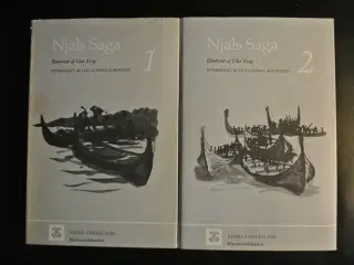 njals saga 1-2, ill. af eiler krag, genre: anden k