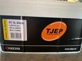 Tjep klammer til sømpistol, PZ-16, 64 mm uåbnet