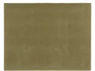 Sengegavl Syntetisk stof Træ Oliven 100 x 4 x 80 cm