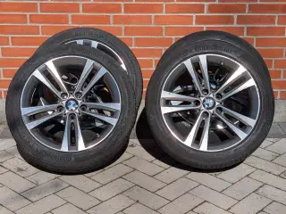4 stk original BMW fælg med sommerdæk