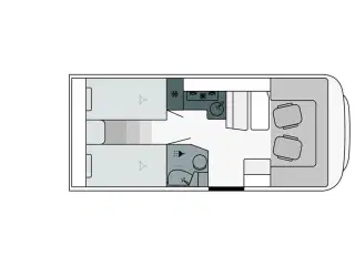 2026 - Etrusco I 6900 SB   Etrusco by Hymer er Italiensk Elegance og Komfort fra Hinshøj Caravan