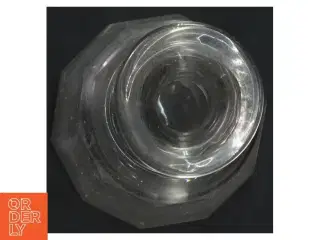 Glas karaffel med prop (str. H. 23 cm)