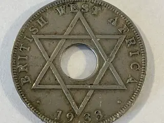 One Half Penny 1933 British West Africa - Slidt