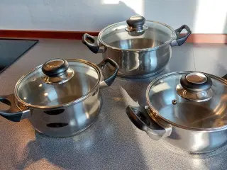 Grydesæt á 3 stk.