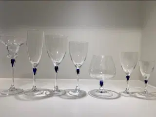 Cristal d'Arques, Blå Saphir glas, 6.299,-