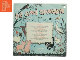 Vinyl EP &#39;De små synger&#39; (str. 18 x 18 cm)
