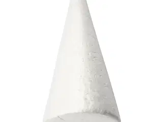 Kegle, H: 35 cm, diam. 19,5 cm, hvid, 1 stk.