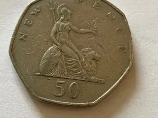 50 Pence England 1969