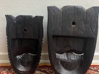 Massive træmasker 