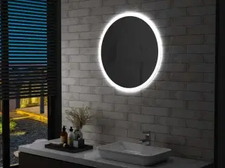 Vægspejl med LED til badeværelset 70 cm