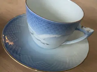 12 sæt Kaffe/te kop m. Underkop og kagetallerken