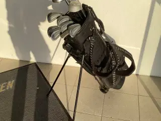 Golfsæt Bærebag m/dobb,sele køller/ jern