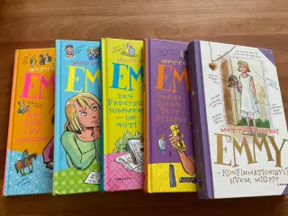 Emmy bøger, ungdomsbøger, serie på 4 m.fl