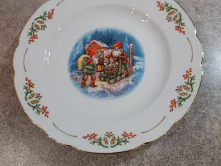 Christineholm juletallerkner og lysestager 