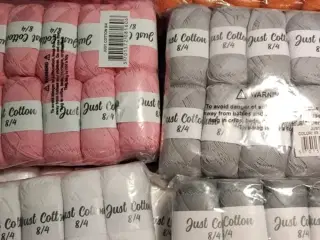 Bomuldsgarn 8/4, 10 ngl pr pakke