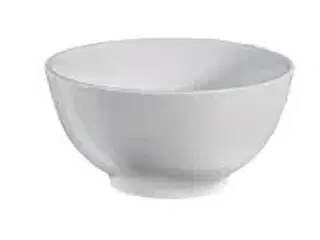 32 stk. Skål rund 150 mm 50 cl hvid porcelæn