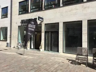 Spændende butikslokale i gågaden