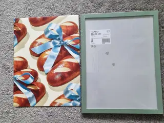 Fiskbo ramme 30x40 cm  inklusive plakat fra Ikea