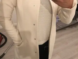 Hvid frakke str small