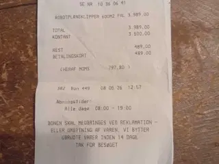 Ny købt 8/5)26 - 5