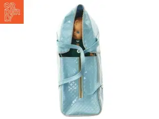1950&#39;er Dukke med babylift vugge MCM(str. 37 cm)