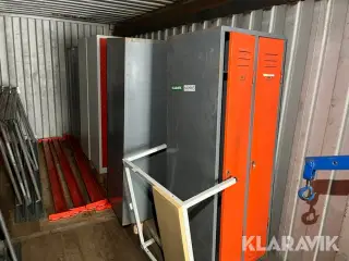 Omklædningsskabe 7 styk