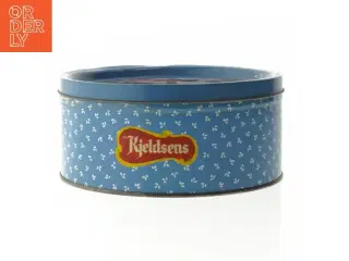 Kjeldsens kagedåse med motiv fra Kjeldsens (str. Ø 20 cm)