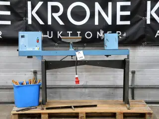 Stor trædrejebænk Luna SP1000, m/25 stk jern