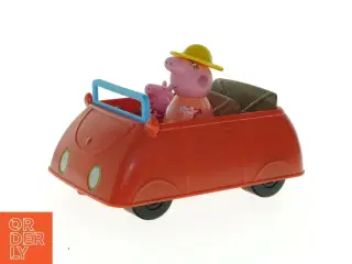 Gurli Gris legetøjsbil med figurer fra Gurli Gris (str. 21 x, 14 cm)