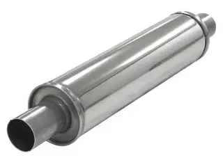 Rustfri lyddæmper midi 2 tommer