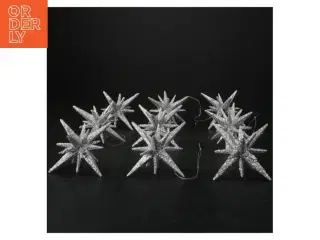 Glitrende snefnug dekorationer (str. 10 cm)