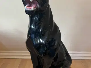 Stor smuk panter figur