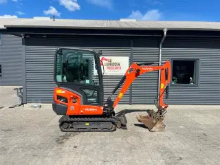 Kubota KX019-4 Tiltfæste, Koblinger og haner og 3 skovle