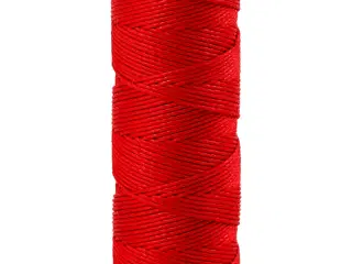 Rød Bambussnor 1 mm - 65 m til Kreative Projekter