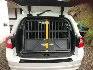 Dobbelt hundebur til bil