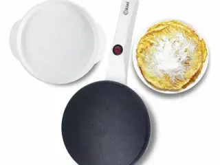 Kiwi pandekagemaskine 600 W - hvid (Ø 20 cm)