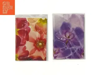 Sæt af 20 blomstertryk kort med kuverter (str. 20 stk 10,5x15 cm)
