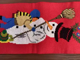 Klokkestreng- broderi med jule/vinter motiv