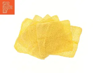 Gule rengøringsklude (str. 6 styk, ca. 25x23 cm)