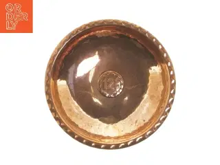 Kobber askebæger (str. Ø 15,5 cm)